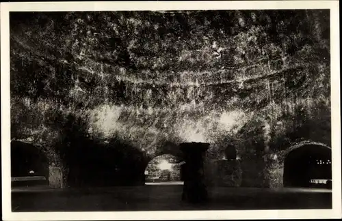 Ak Kochendorf Bad Friedrichshall, Steinsalzwerk Schacht König Wilhelm II, Kuppelsaal