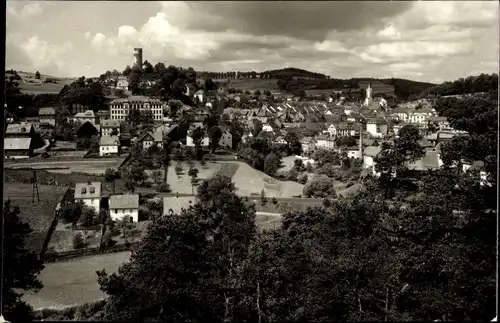 Ak Bad Lobenstein in Thüringen, Blick vom Geyersberg