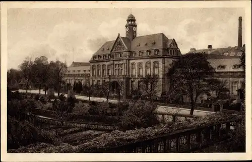 Ak Leverkusen im Rheinland, Verwaltungsgebäude der IG Farbenindustrie Aktiengesellschaft