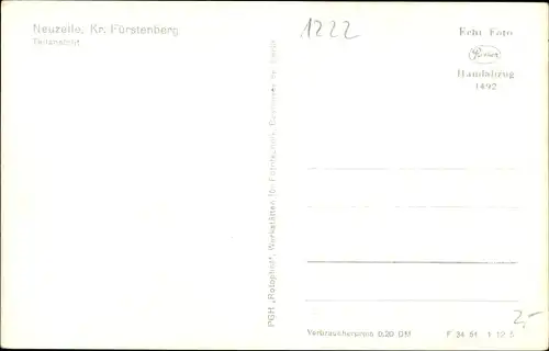 Ak Neuzelle in Brandenburg, Teilansicht