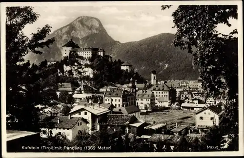 Ak Kufstein in Tirol, Teilansicht mit Pendling