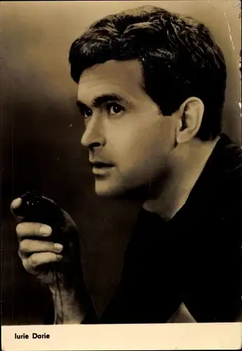 Ak Schauspieler Iurie Darie, Alarm in den Bergen, Fußballliebe, Postlagernd, Portrait, Progress Star