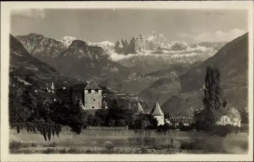 Ak Bozen Bolzano Südtirol, Teilansicht