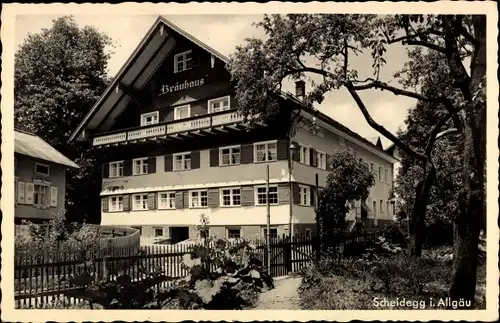 Ak Scheidegg im Allgäu Schwaben, Bräuhaus