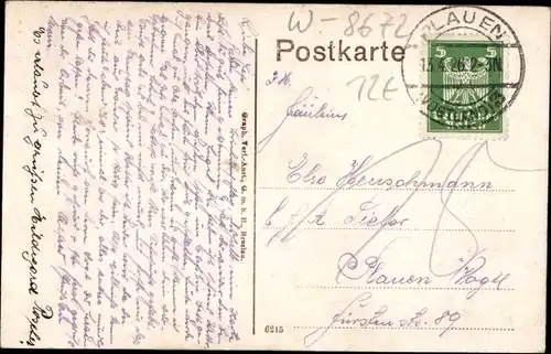 Ak Selb im Fichtelgebirge Oberfranken, Kirchplatz