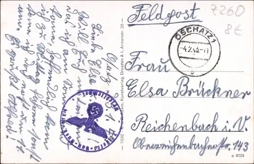 Ak Oschatz in Nordsachsen, Dresdner Straße, Kirchtürme