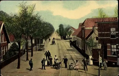 Ak Beverwijk Nordholland Niederlande, Alkmaarsche straatweg