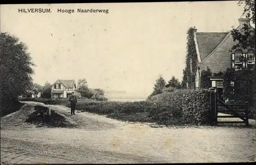 Ak Hilversum Nordholland Niederlande, Hooge Naarderweg