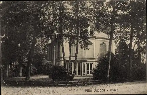 Ak Assen Drenthe Niederlande, Villa Jacoba