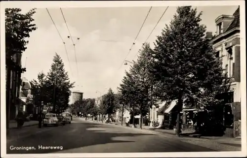 Ak Groningen Niederlande, Heereweg