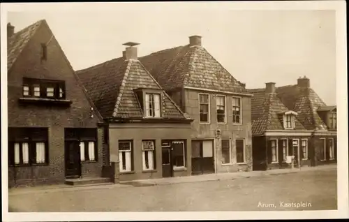 Ak Arum Friesland Niederlande, Kaatsplein