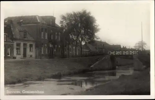 Ak Stavoren Friesland Niederlande, Gemeentehuis