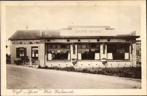 Ak IJsselmonde Rotterdam Südholland Niederlande, Café Sport