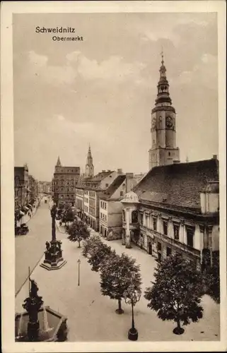 Ak Świdnica Schweidnitz Schlesien, Obermarkt