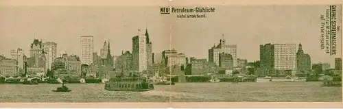 Klapp Ak Petroleum Glühlicht, Firma Herren Herm. Hurwitz & Co. Berlin, Schapirograph, New York City