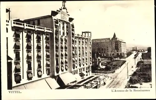 Ak Vittel Lothringen Vosges, L'Avenue de la Renaissance