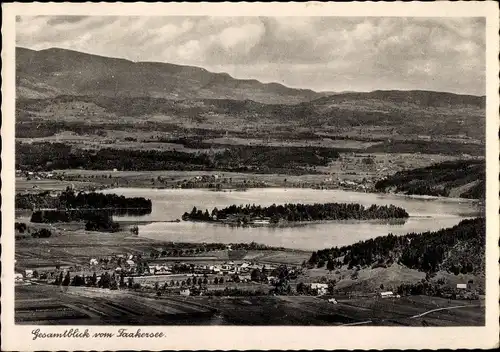 Ak Kärnten, Gesamtblick mit Faakersee