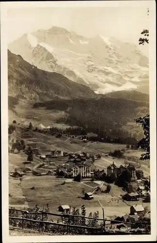 Ak Kanton Bern, Jungfrau, Blick ins Tal