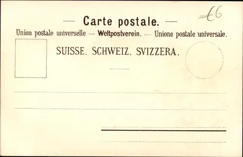 Litho Rigi Kaltbad Kanton Luzern, Aussicht vom Rotstock, Vitznau-Rigibahn