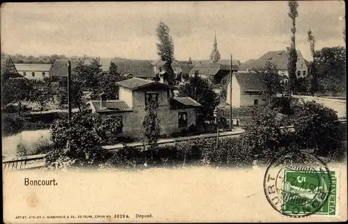 Ak Boncourt Kanton Jura, Blick auf den Ort