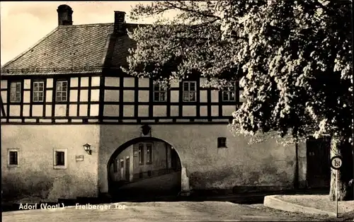 Ak Adorf im Vogtland, Freiberger Tor