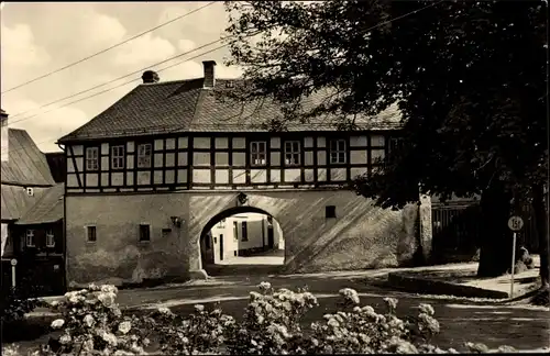 Ak Adorf im Vogtland, Freiberger Tor