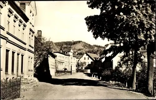 Ak Bärenstein im Erzgebirge, Straße der Freundschaft, Berg Bärenstein