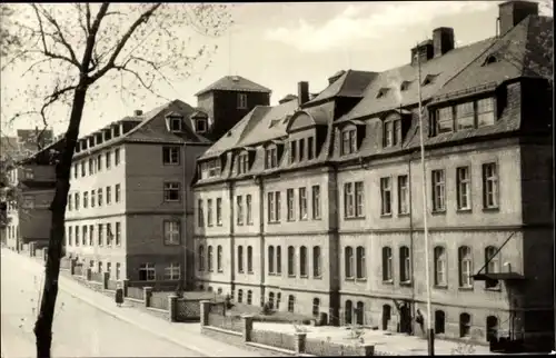 Ak Marienberg Erzgebirge, Kreiskrankenhaus, Hauptgebäude