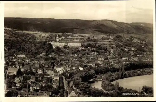 Ak Rudolstadt in Thüringen, Blick auf Stadt und Umgebung