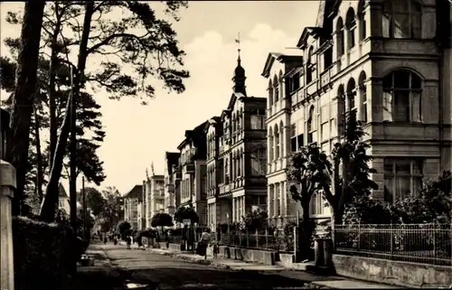 Ak Ostseebad Bansin Heringsdorf auf Usedom, Bergstraße