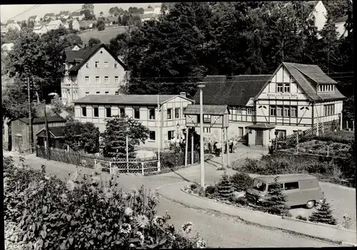 Ak Pobershau Marienberg im Erzgebirge, Schaubergwerk Zum tiefen Molchner Stolln