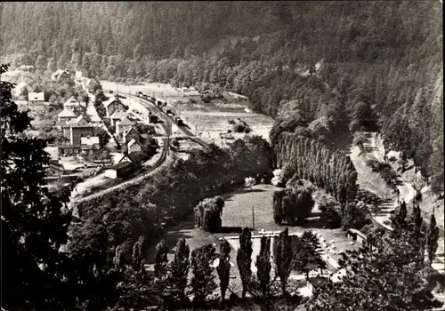 Ak Sitzendorf in Thüringen, Blick vom Annafels