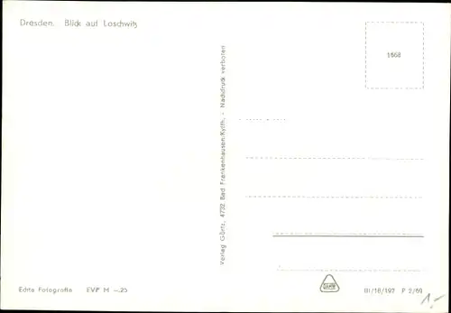 Ak Dresden Loschwitz, Bergschwebebahn, Aussichtspunkt