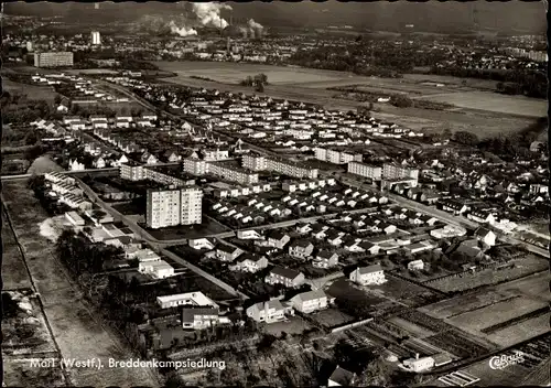 Ak Marl im Ruhrgebiet, Breddenkampsiedlung, Luftbild