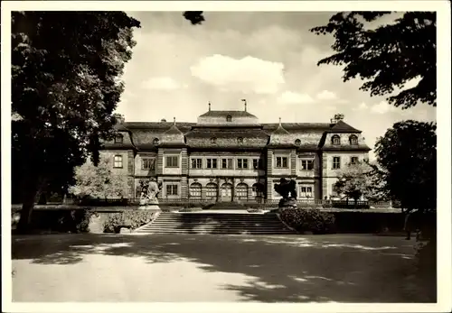 Ak Veitshöchheim in Unterfranken, Schloss Westseite