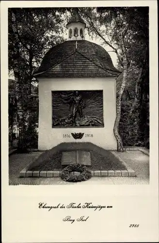 Ak Innsbruck in Tirol, Ehrengrab der Tiroler Kaiserjäger am Berg Isel