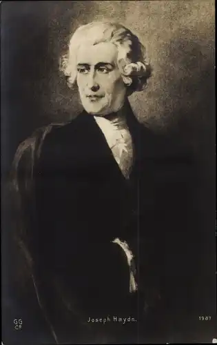 Ak Komponist Joseph Haydn, Portrait, GG Co 1987