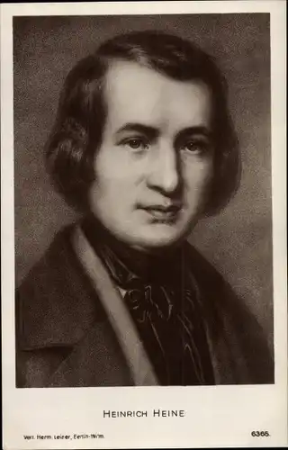 Ak Dichter und Schriftsteller Heinrich Heine, Portrait