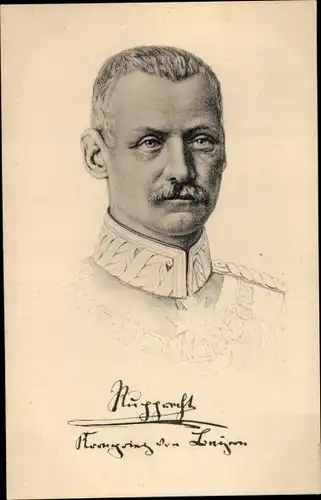 Ak Kronprinz Rupprecht von Bayern, Portrait