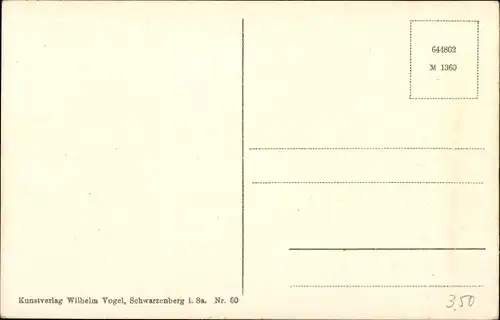 Lied Ak 's Gakellamp'l, Erzgebirge, Wilhelm Vogel