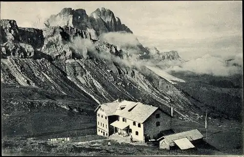 Ak Villnöss Villnöß Funes Südtirol, Villnösstal, Franz Schlüterhütte