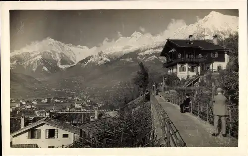 Ak Meran Merano Südtirol, Teilansicht, Panorama