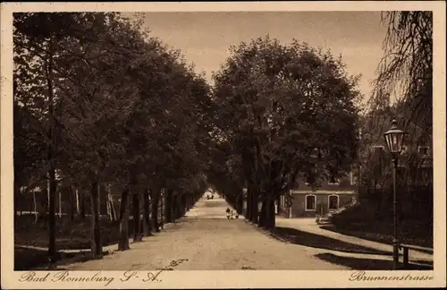 Ak Ronneburg in Thüringen, Brunnenstraße