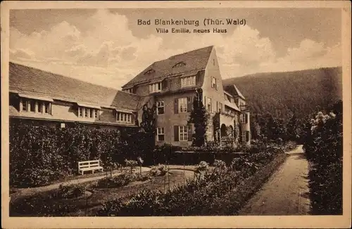 Ak Bad Blankenburg in Thüringen, Villa Emilia, neues Haus