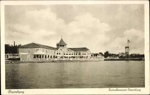 Ak Starnberg in Oberbayern, Seerestaurant Starnberg