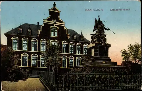 Ak Saarlouis im Saarland, Kriegerdenkmal