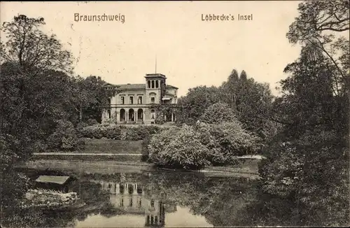 Ak Braunschweig in Niedersachsen, Löbbecke's Insel