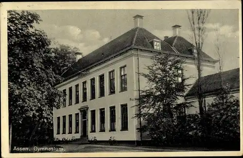 Ak Assen Drenthe Niederlande, Gymnasium