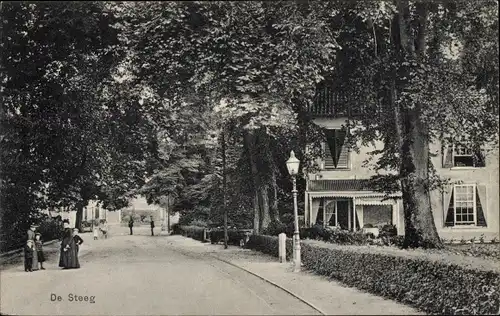 Ak De Steeg Rheden Gelderland, Straßenpartie