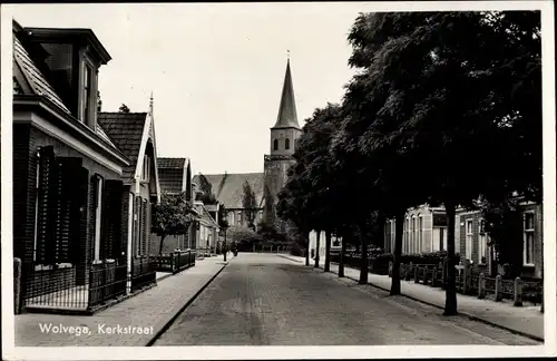 Ak Wolvega Friesland Niederlande, Kerkstraat